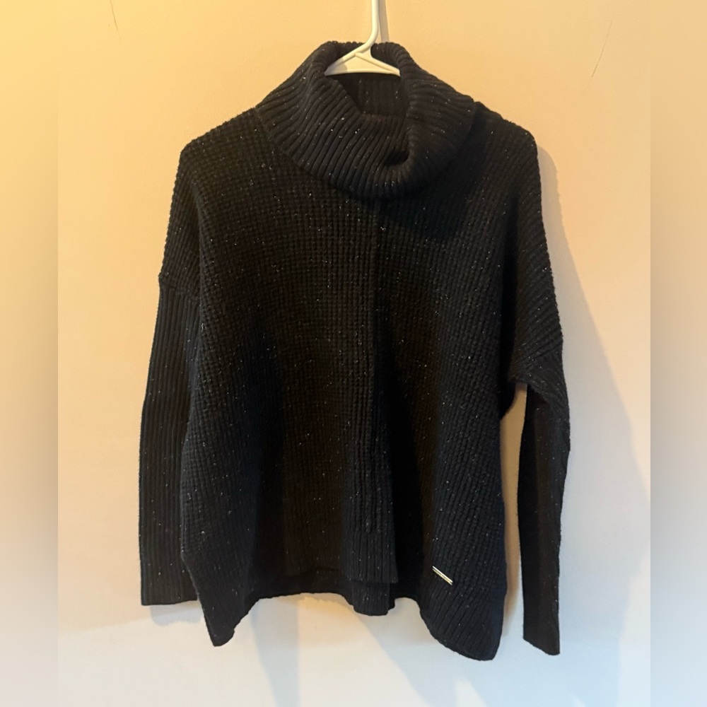 Michael Kors Black Cowl Neck Sweater